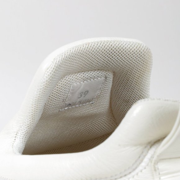 Celine White Leather Slip-On Sneakers - Picture 10 of 10